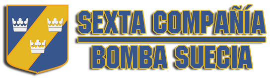 Sexta Compañía "Bomba Suecia" Logo